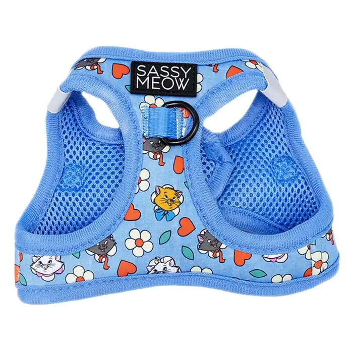 Sassy Meow Disney‘s The Aristocats Blue Step In Cat Harness