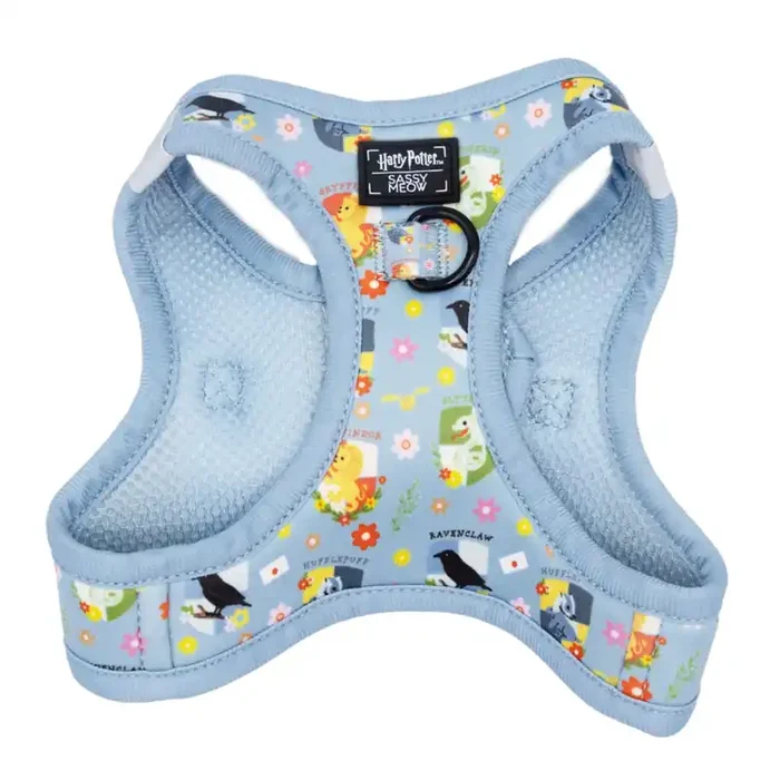 Sassy Meow Harry Potter Blue Cat Harness, Small
