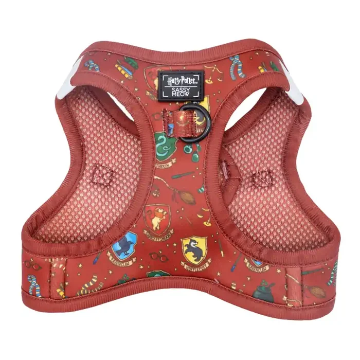 Sassy Meow Harry Potter Red Cat Harness, Small