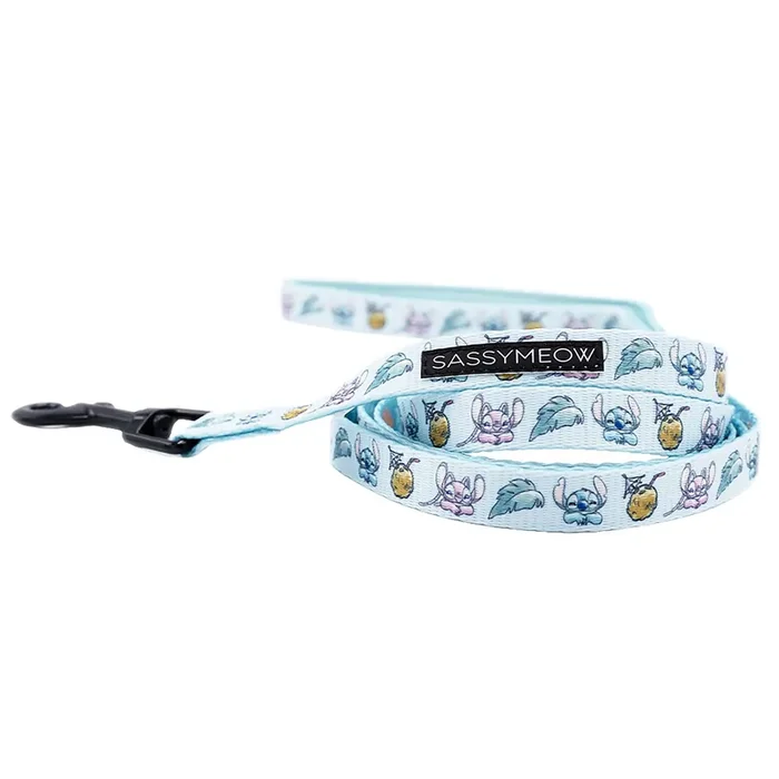 Sassy Meow Stitch Cat Leash