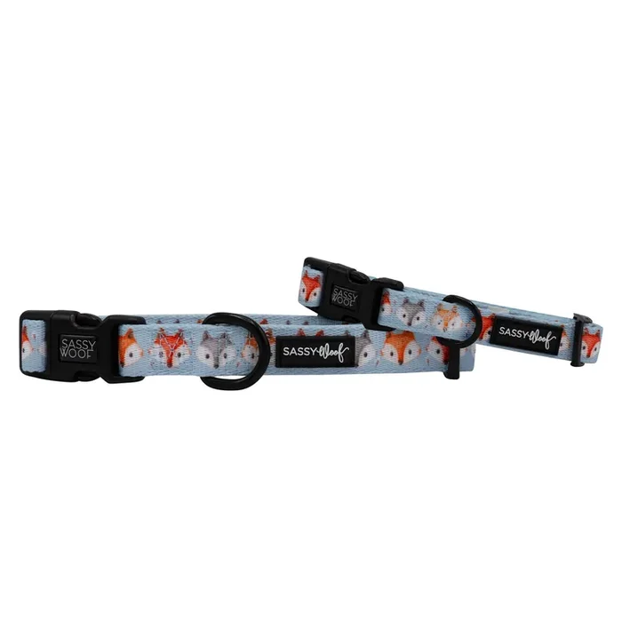 Sassy Woof Foxy Furriends Dog Collar