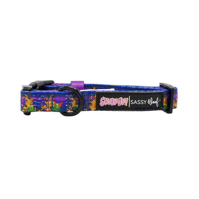 Sassy Woof Where Dogs Are Family Scooby Doo Adjustable Dog Collar