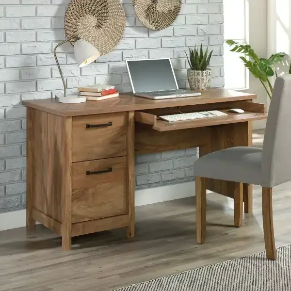 Sauder Cannery Bridge Computer Desk 53″W, Sindoori Mango