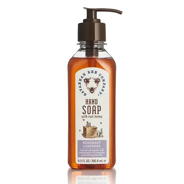 Savannah Bee Company Rosemary Lavender Honey Liquid Hand Soap