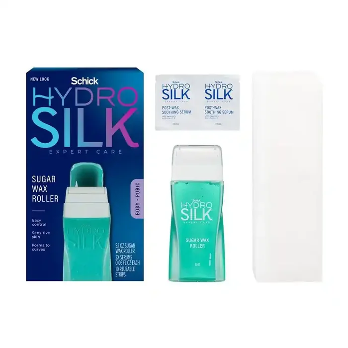 Schick Hydro Silk Sugar Wax Roller, Body Wax Kit – 5.1 oz