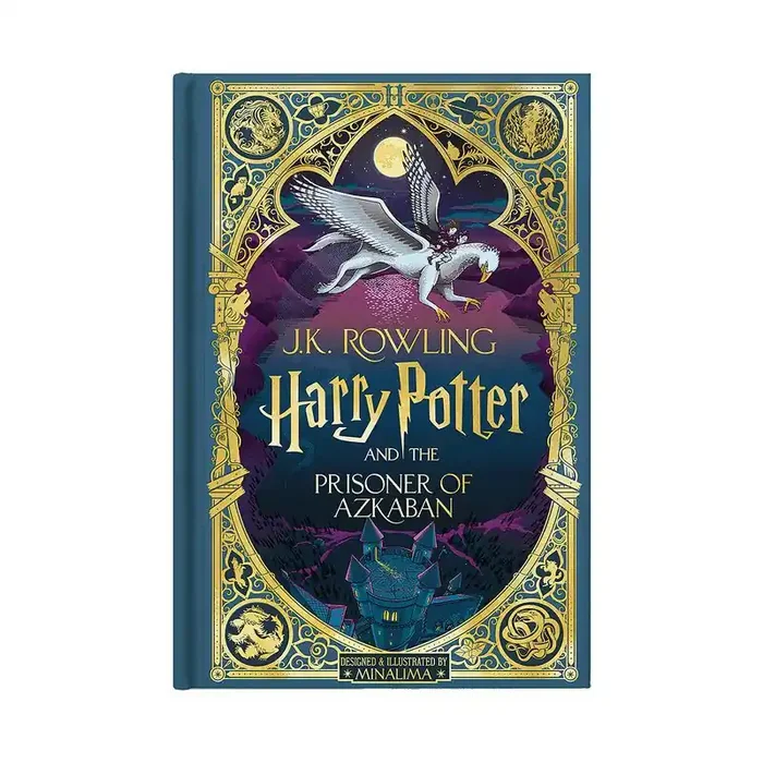Scholastic Harry Potter and the Prisoner of Azkaban (Harry Potter, Book 3) (Minalima Edition) – by J K Rowling (Hardcover)