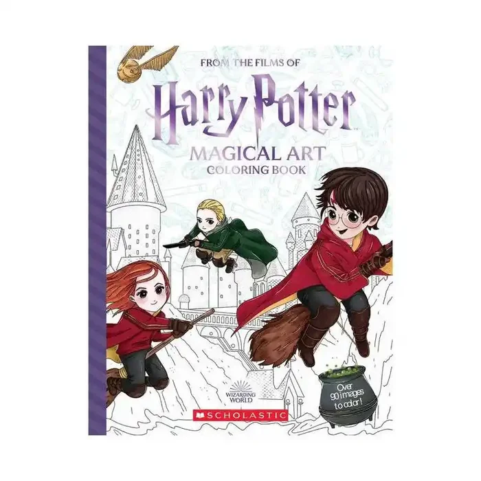 Scholastic Harry Potter Magical Art Coloring Book – (Paperback)