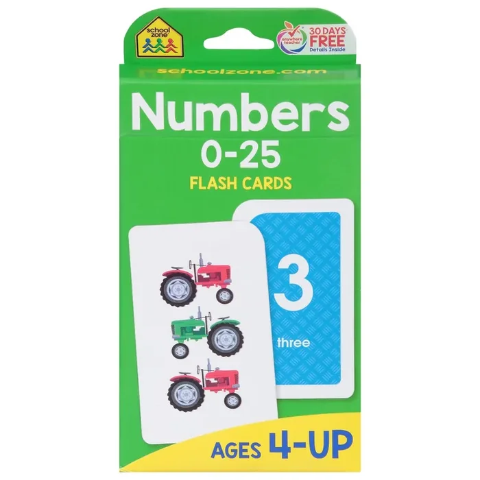 School Zone Flash Cards Numbers