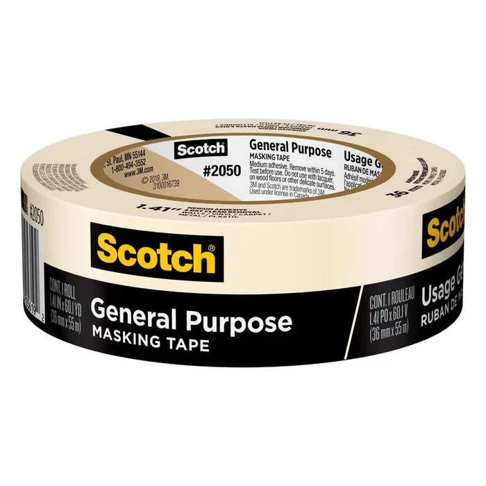 Scotch 1.41″ x 60yd General Purpose Masking Tape