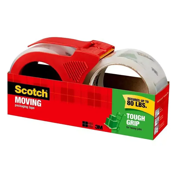 Scotch 2pk 48mm x 50m Tough Grip Moving Tapes