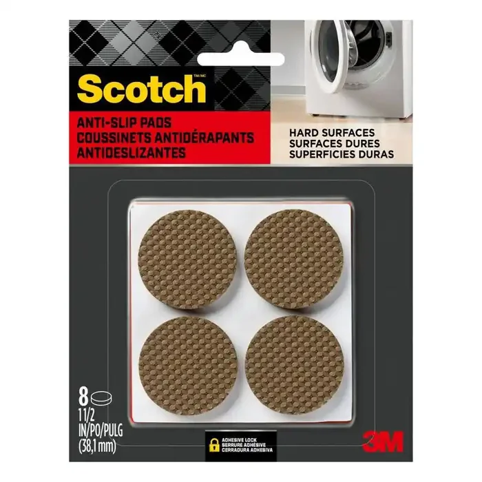 Scotch 8pk 1.5″ Gripping Pads Brown