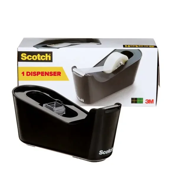 Scotch Desktop 2-Tone Tape Dispensers, Assorted Colors
