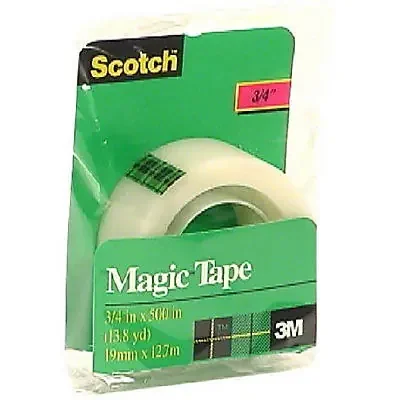 Scotch Magic Tape Refill Roll 34 X 500 In