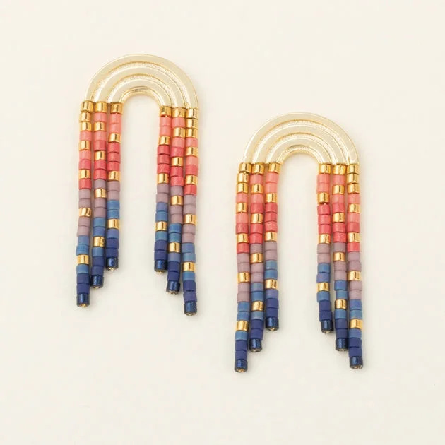 Scout Curated Wears Rainbow Fringe Earring – Multi/Gold