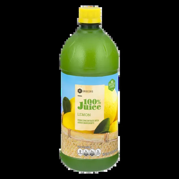 SE Grocers 100% Juice Lemon