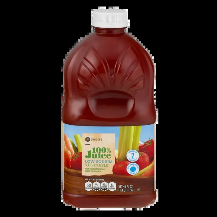 SE Grocers 100% Juice Low Sodium Vegetable – 46 oz