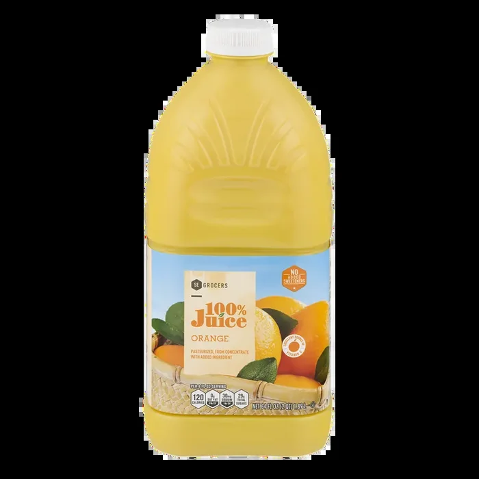 SE Grocers 100% Orange Juice – 64 oz