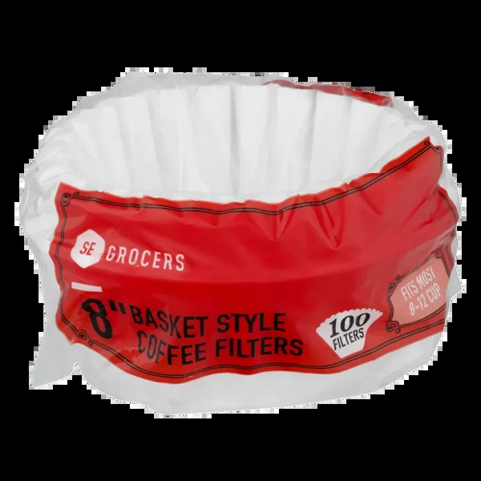 SE Grocers 8″ Basket Style Coffee Filters