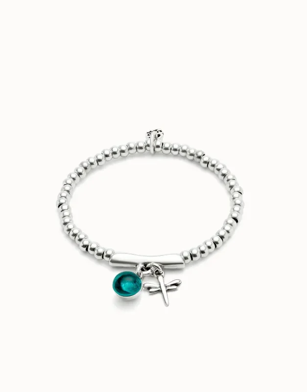 Ser Fascinante Bracelet with Murano Glass and Dragonfly Medium