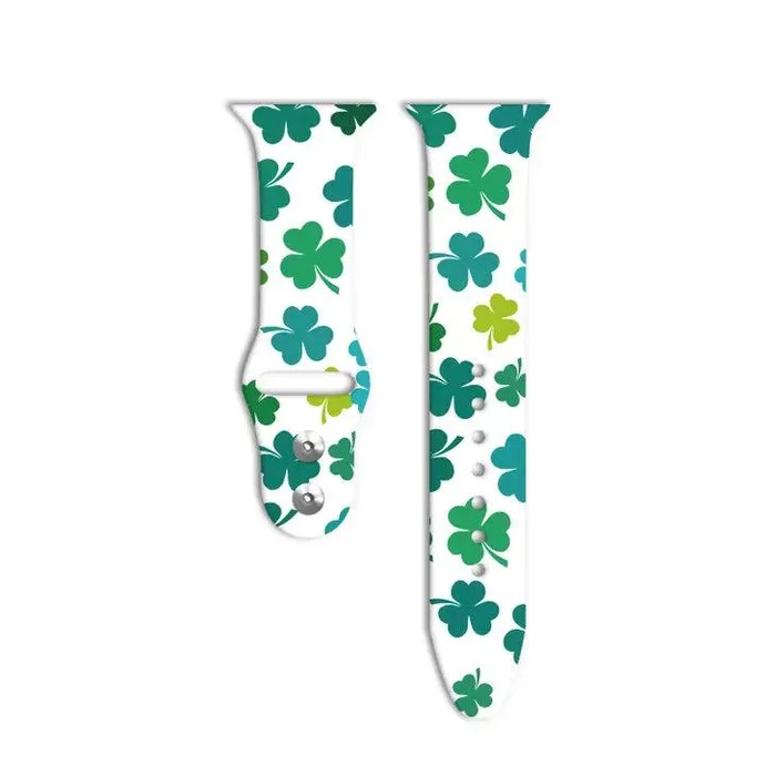 Shamrock Silicone Watch Band