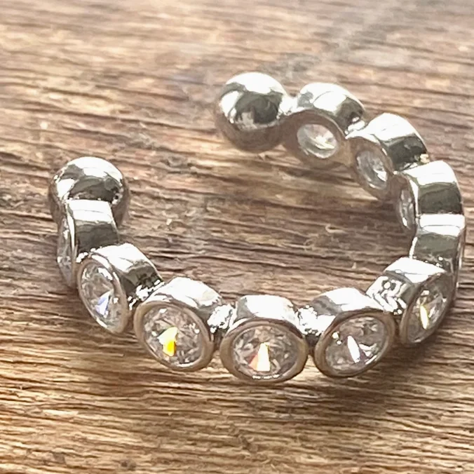 Silver Ear Cuff