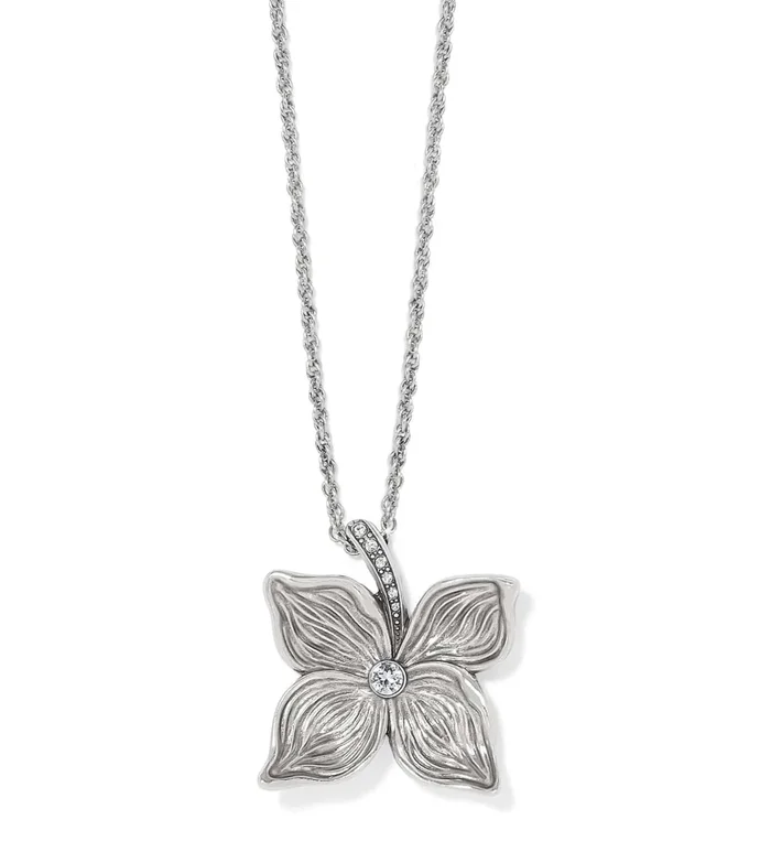 Silver Everbloom Flower Necklace – Brighton