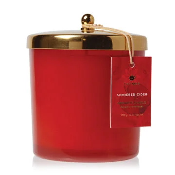 SIMMERED CIDER HARVEST RED POURED CANDLE