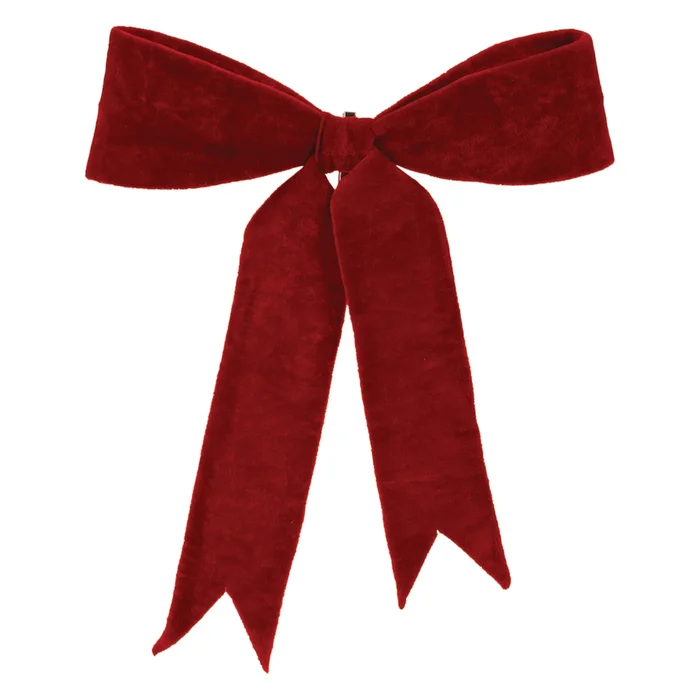 SIMPLE RED VELVET BOW
