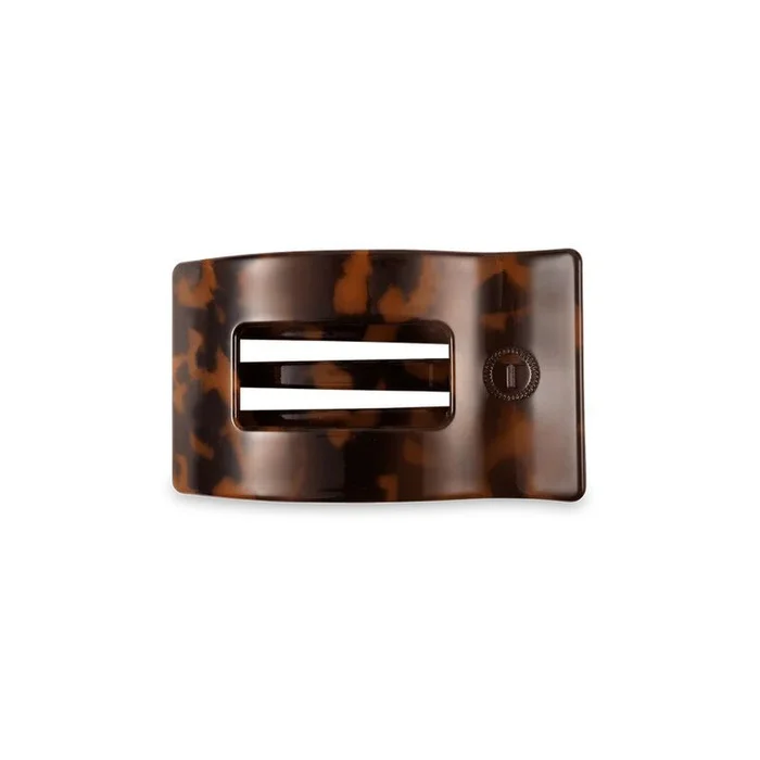 Small Flat Rectangle Clip Tortoise