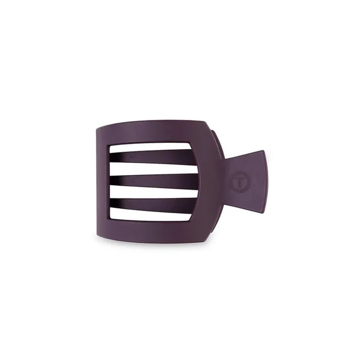 Small Flat Square Clip Burgundy Bliss