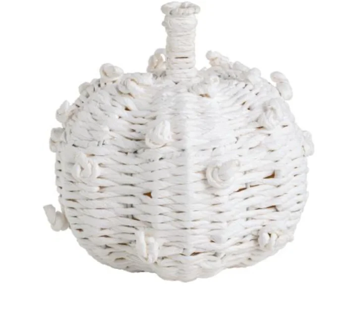Small Woven Dot Pumpkin