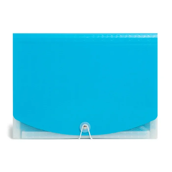 SMEAD 7 Pocket Poly, Letter Size, Assortment, Light Blue/Pink