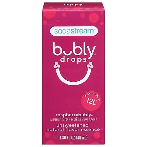 Sodastream Bubly Drops Unswt Raspberry – 40 Ml