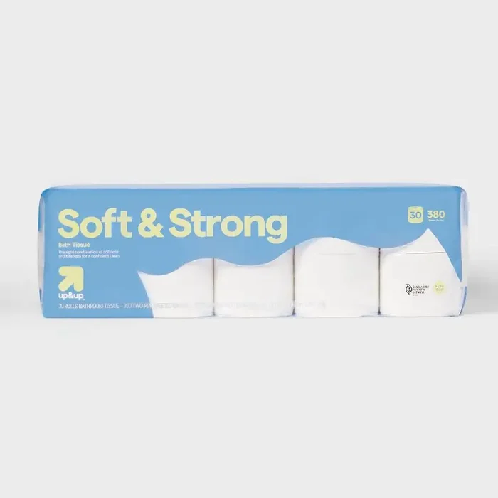 Soft & Strong Toilet Paper – 30 Rolls – up&up™