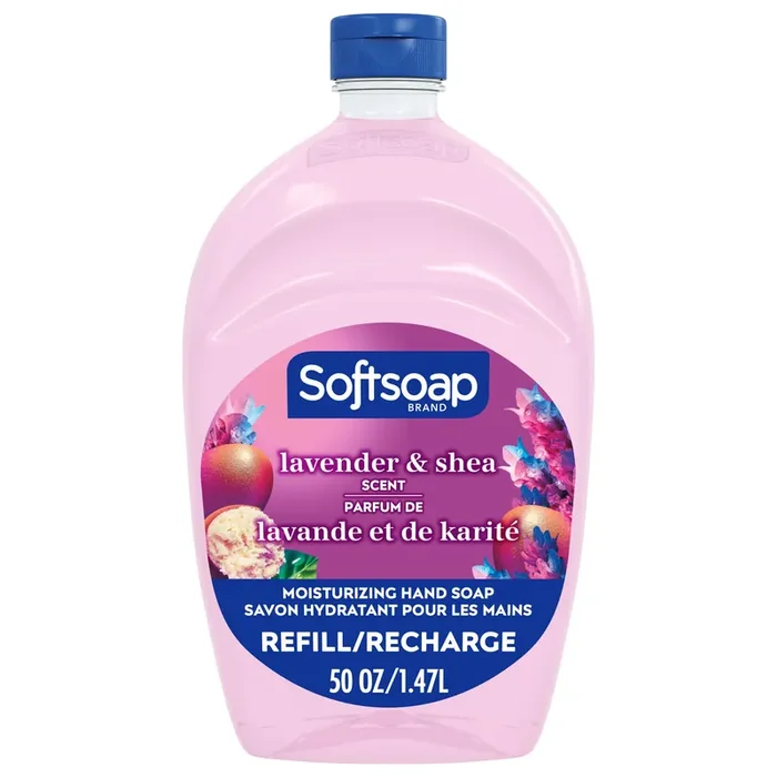 Softsoap Deeply Moisturizing Liquid Hand Soap Refill, Lavender & Shea Butter – 50 Fluid Ounce