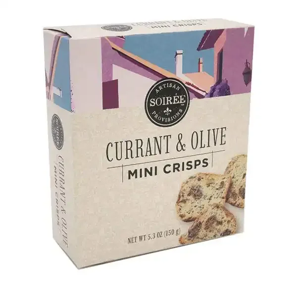 Soiree Currant & Olive Crisps