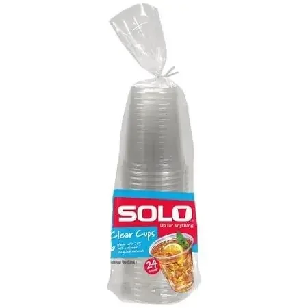 Solo Clear Plastic Cups