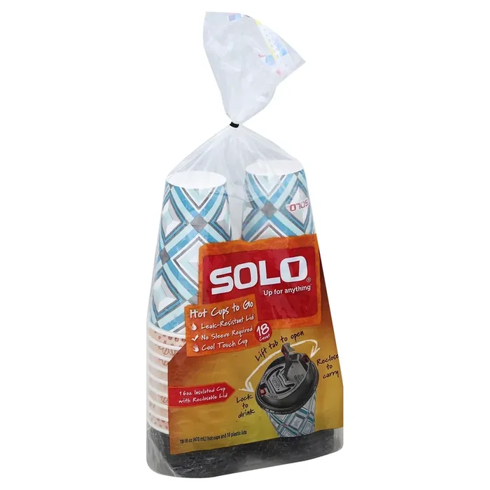 Solo Hot Cups 18 ea
