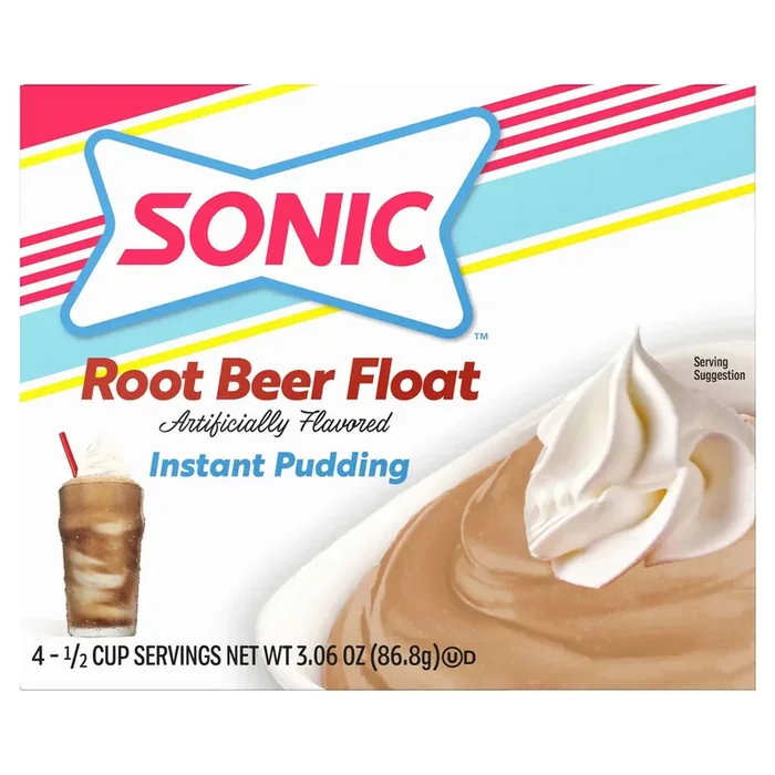 Sonic Root Beer Float Pudding