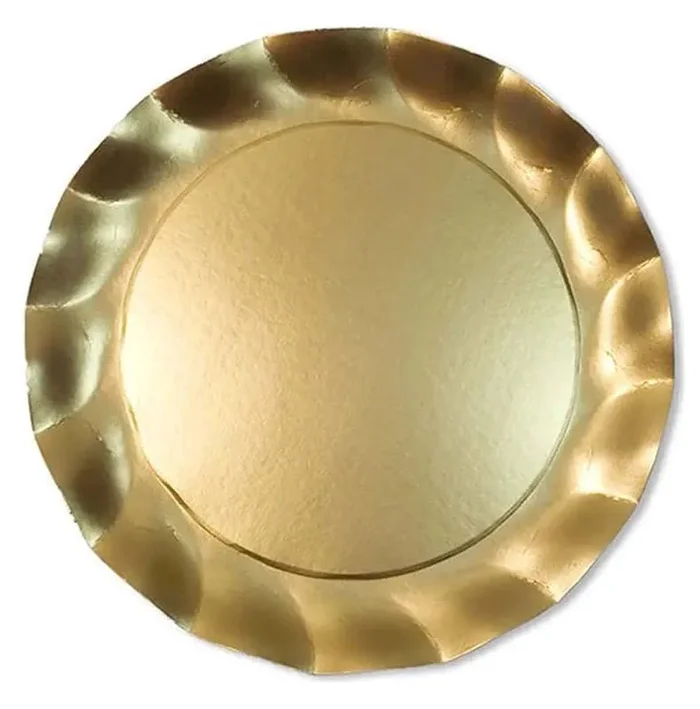 Sophistiplate Wavy Gold Charger