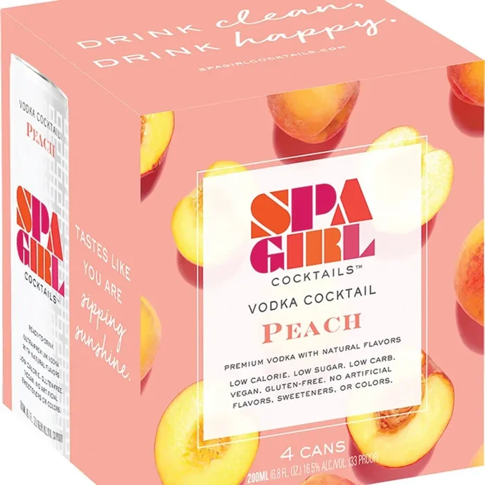 Spa Girl Peach Martini 4Pk