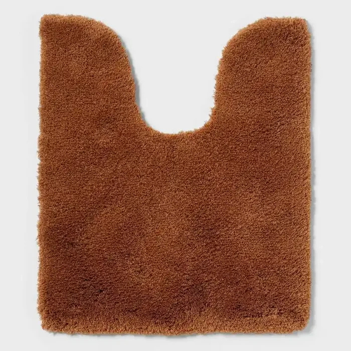 Spa Plush Contour Bath Rug Caramel – Threshold™