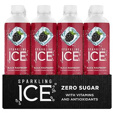 Sparkling Ice Black Raspberry Sparkling Water 12-17 Fl. Oz. Bottles