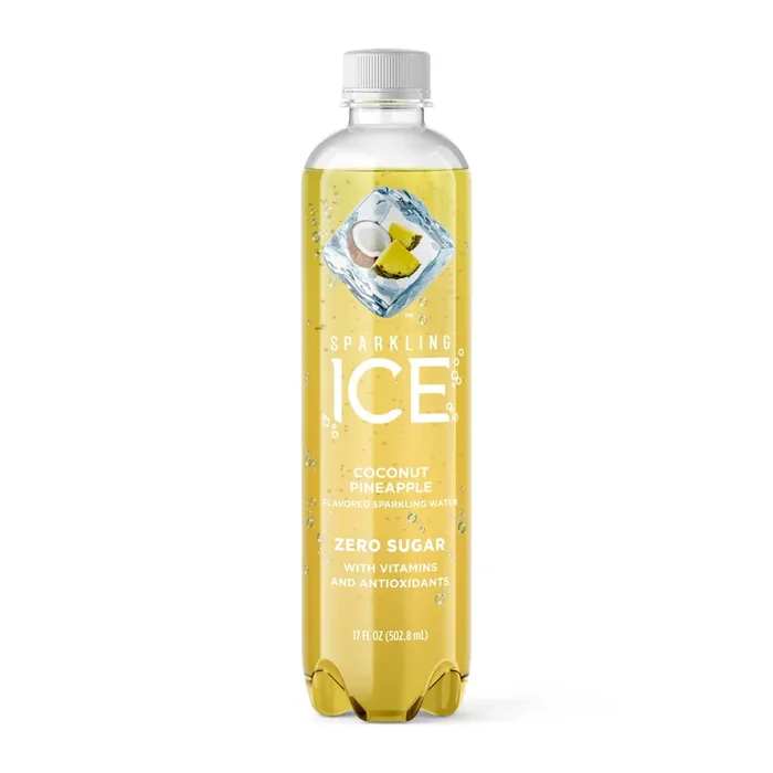 Sparkling ICE Coconut Pineapple, 17 Fl Oz Bottle