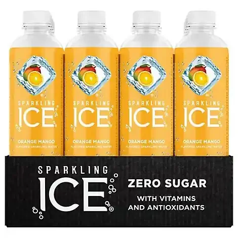 Sparkling Ice Orange Mango Sparkling Water Bottles- 204 fl oz