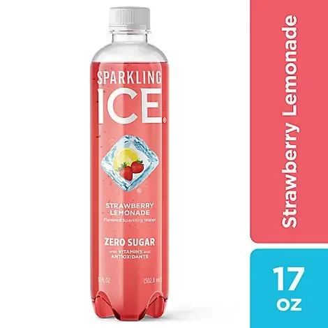 Sparkling Ice Strawberry Lemonade Sparkling Water 17 Fl. Oz. Bottle