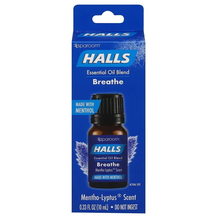 SpaRoom Halls Breathe Mentho-Lyptus Scent Essential Oil Blend 0.33 fl oz