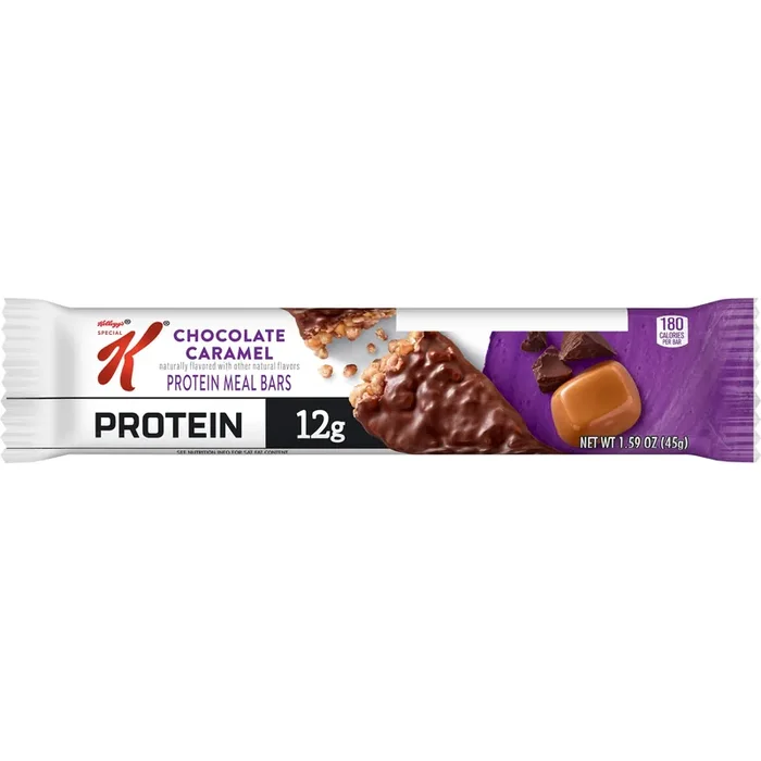 Special K Bar Protein Meal Bar, Chocolate Caramel, Lunch, Meal Replacement, Snacks, 1.59oz Pouch