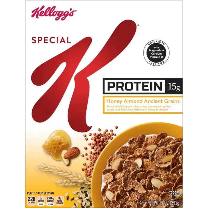 Special K Kellogg‘s Special K Protein Breakfast Cereal, Honey Almond Ancient Grains, 11 oz
