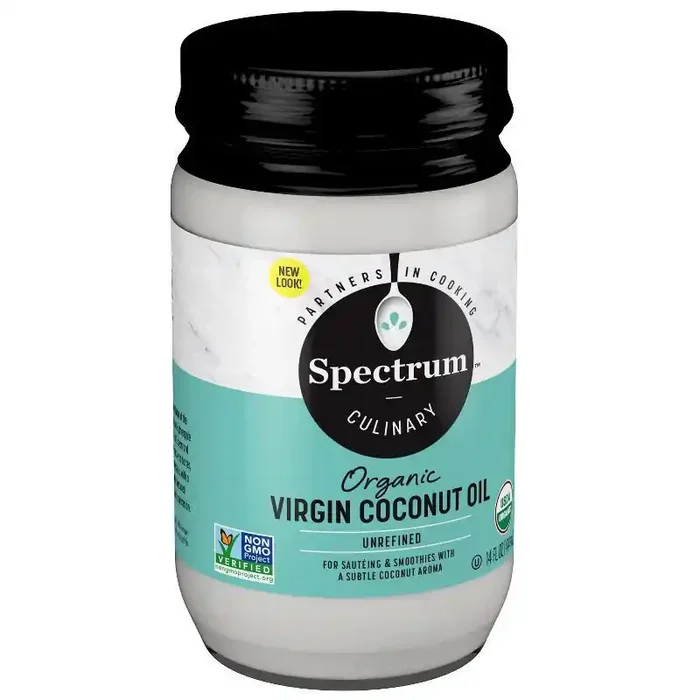 Spectrum Organic Virgin Unrefined Medium Heat Coconut Oil 14 fl oz